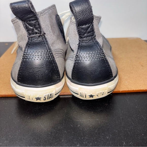 Converse Suede Gray High-Top Men's Sneakers Unisex Men's 10.5 Women's 12.5 High - Picture 11 of 16